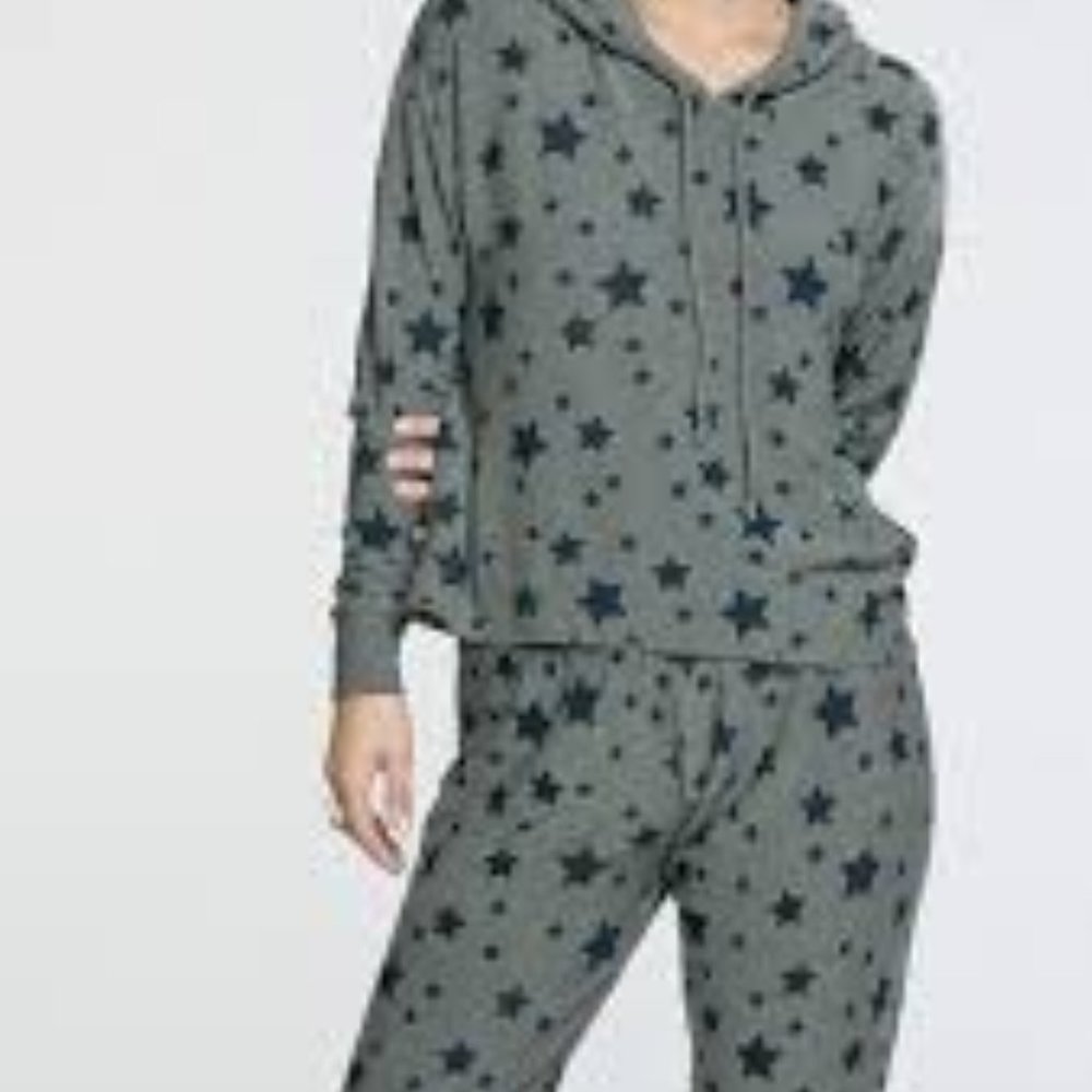 Chaser Navy Star Hoodie - Olive Green - NWT - SALE - Picture 2 of 5